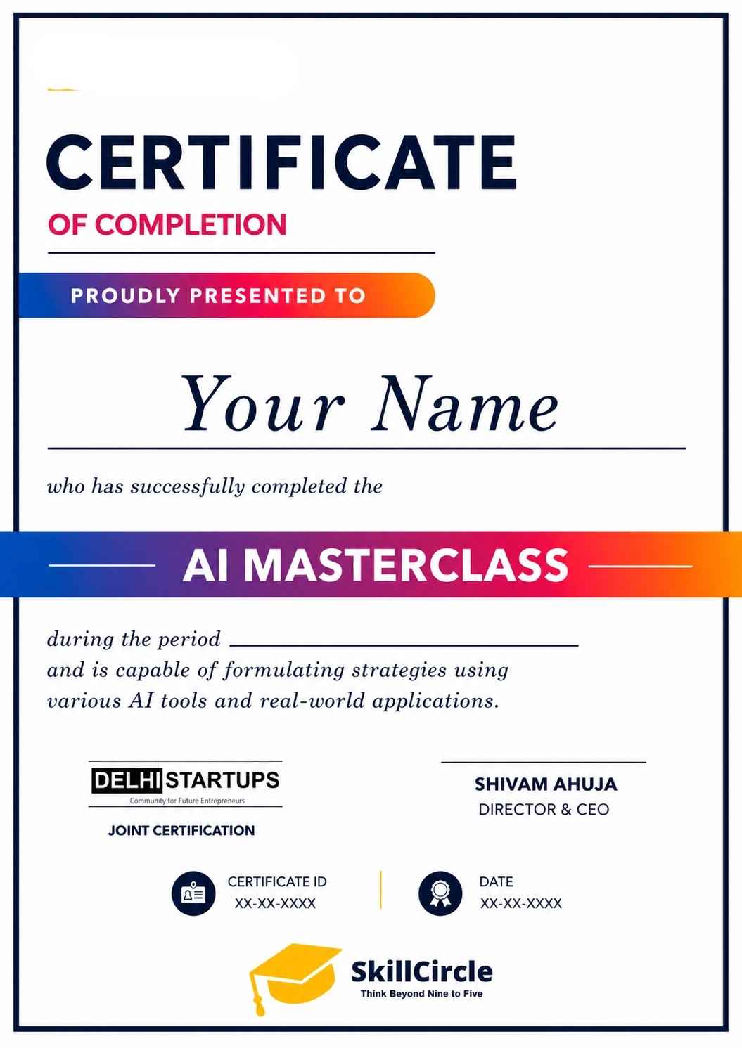 AI Kids Certificate